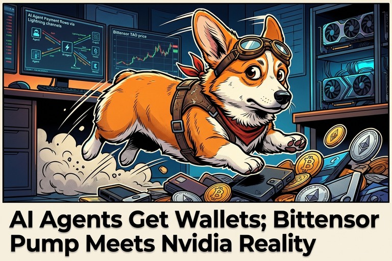 AI Agents Get Wallets; Bittensor Pump Meets Nvidia Reality