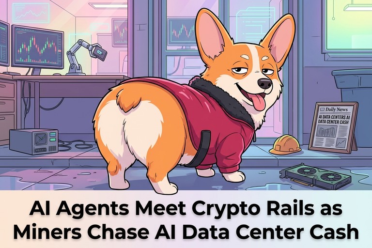 AI Agents Meet Crypto Rails as Miners Chase AI Data Center Cash