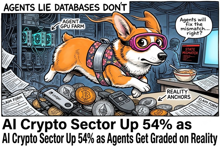 AI Crypto Sector Up 54% as Agents Get Graded on Reality