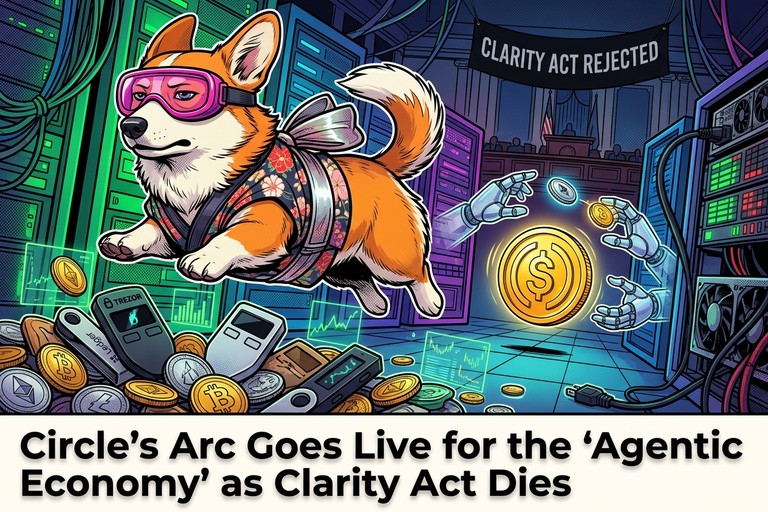 Circle's Arc Goes Live for the 'Agentic Economy' as Clarity Act Dies