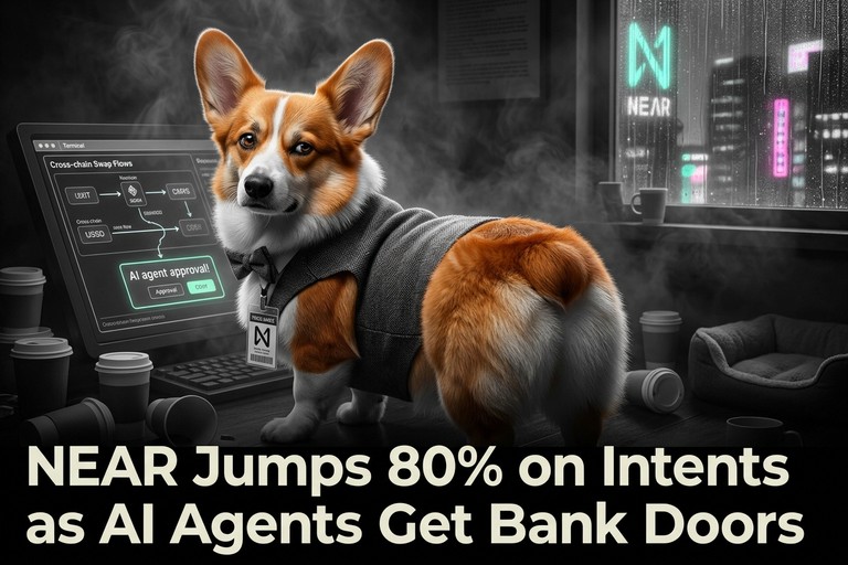 NEAR Jumps 80% on Intents as AI Agents Get Bank Doors
