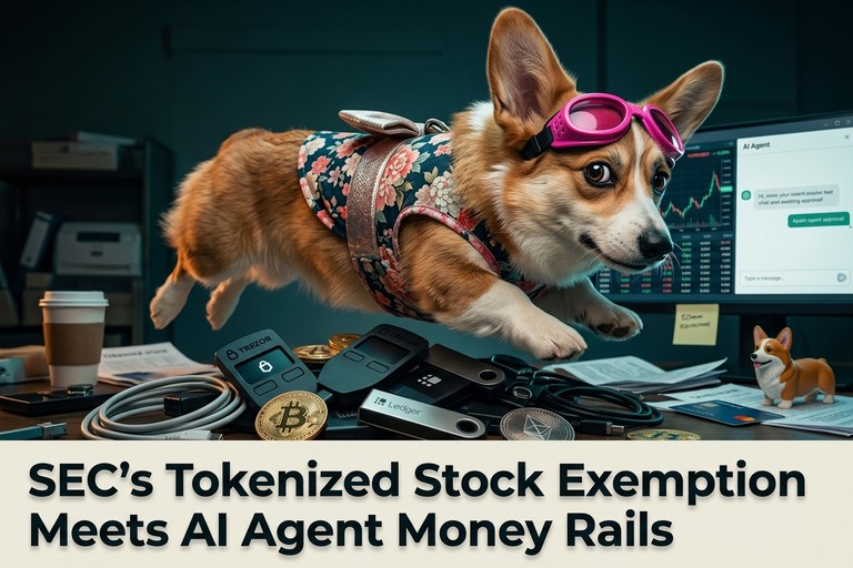 SEC's Tokenized Stock Exemption Meets AI Agent Money Rails