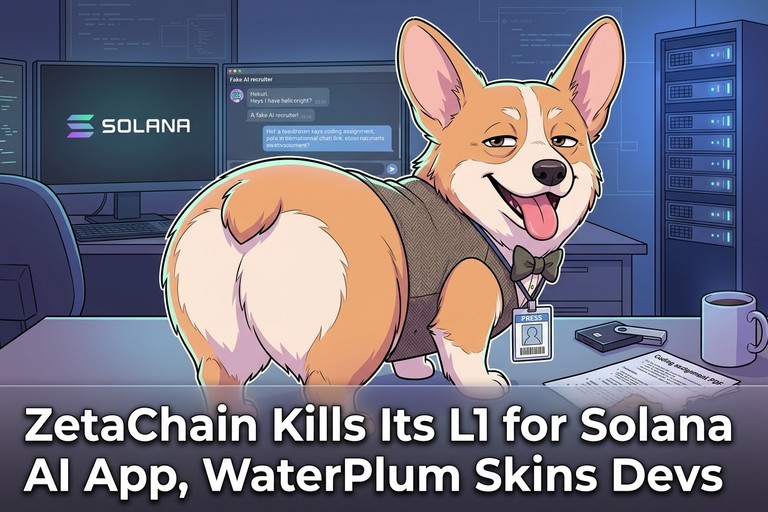 ZetaChain Kills Its L1 for Solana AI App, WaterPlum Skins Devs